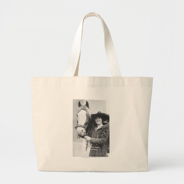 Grand Tote Bag Gardon de Ruth et son cheval (Devant)