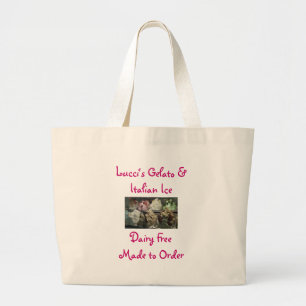 Grand Tote Bag gelato5, Gelato et Italien IceDairy de Lucci