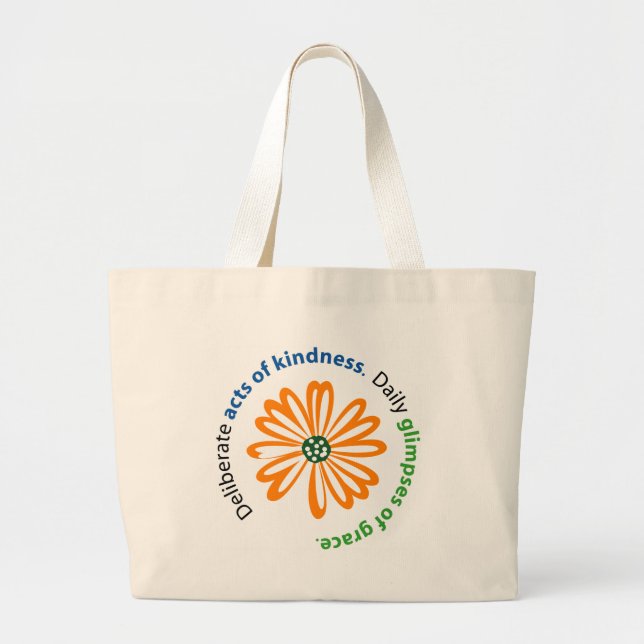 Grand Tote Bag Gentillesse et grâce Fourre-tout (Devant)