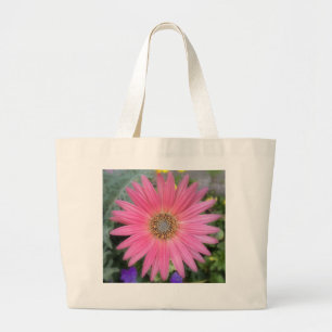 Grand Tote Bag Gerbera rose Daisy Jumbo Fourre-tout