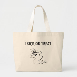 Grand Tote Bag Ghost Rude - Tricoter ou traiter
