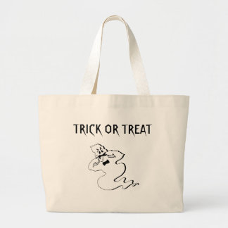 Grand Tote Bag Ghost Rude - Tricoter ou traiter