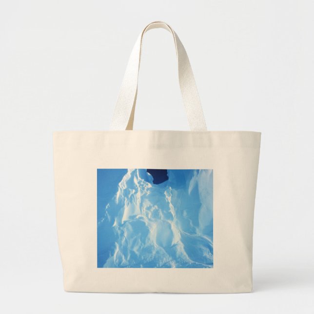 Grand Tote Bag Glace Antarctique (Devant)