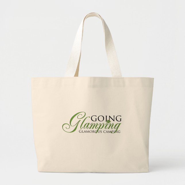Grand Tote Bag Glamping allant (Devant)
