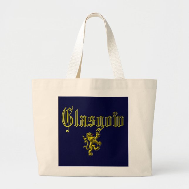 Grand Tote Bag Glasgow Ecosse (Devant)