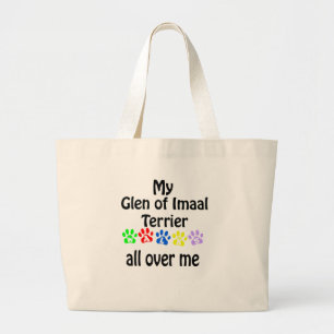 Grand Tote Bag Glen of Imaal Terrier Walks Design