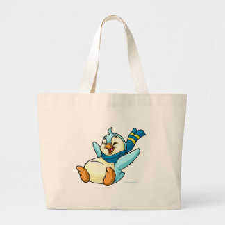 Grand Tote Bag Glissement de Bruce bleu
