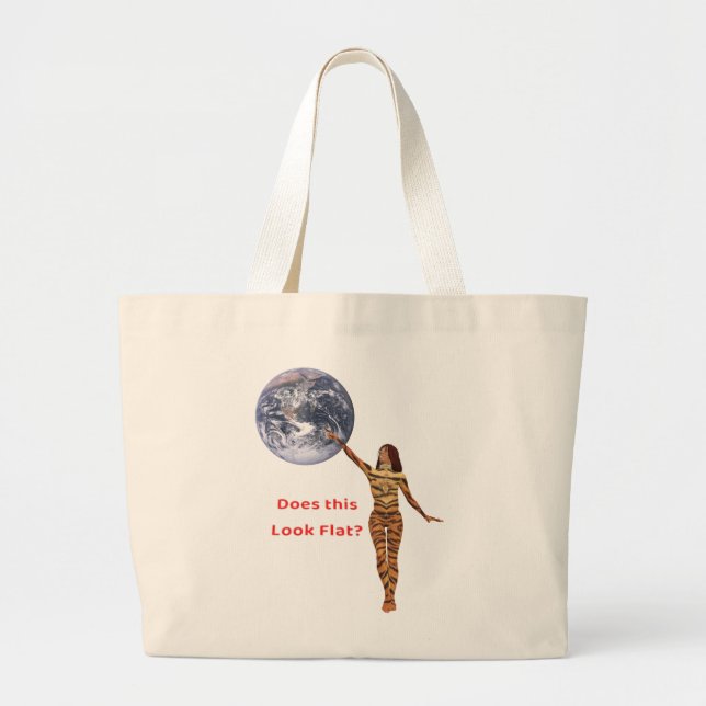 Grand Tote Bag Globe not Flat (Devant)