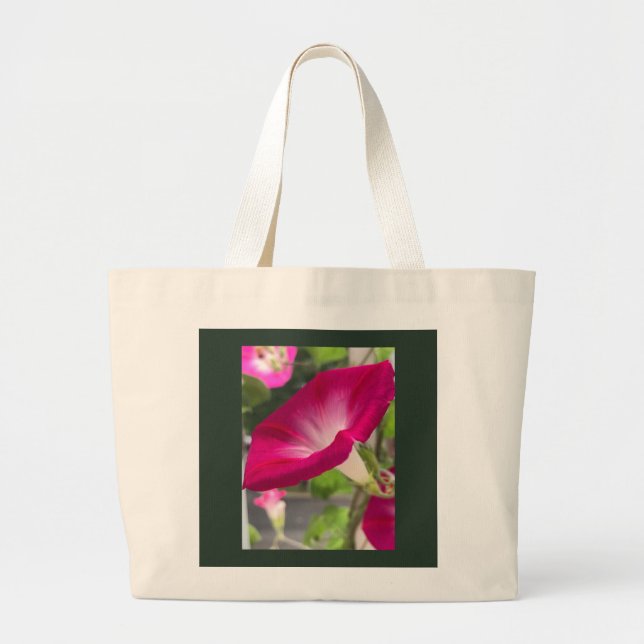 Grand Tote Bag Gloire du Matin Rouge Rubis (Devant)