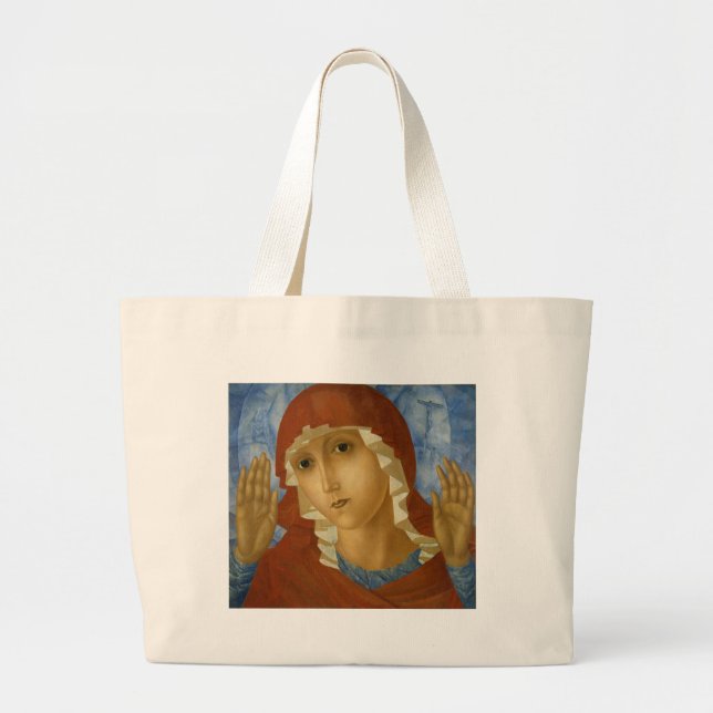 GRAND TOTE BAG GLORY TO THE BLESSED VIRGIN MARY (Devant)