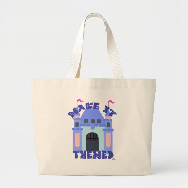 Grand Tote Bag Go Make It Themed Castle Park Fun  (Devant)