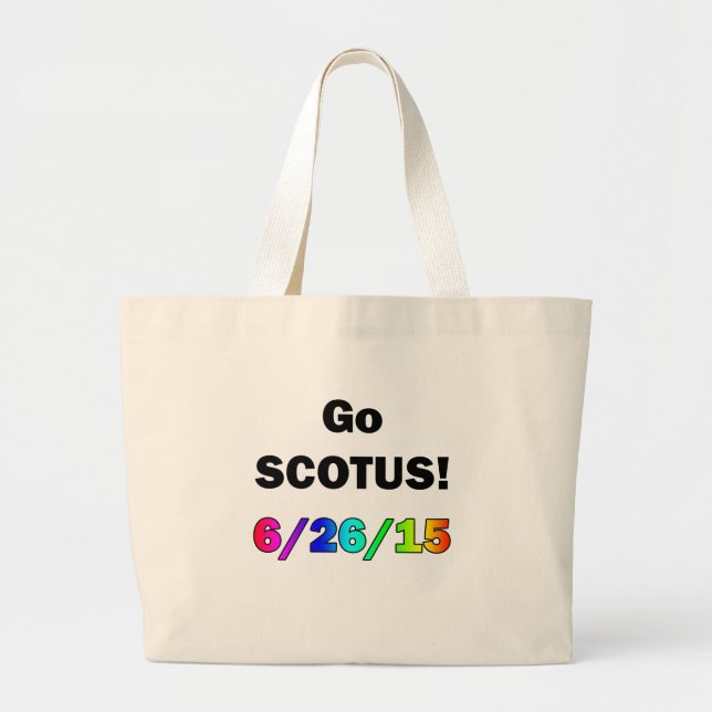 Grand Tote Bag Go SCOTUS (Devant)
