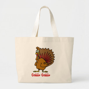 Grand Tote Bag Gobble Gobble Thanksgiving