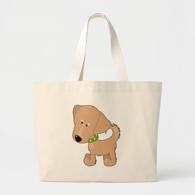 Grand Tote Bag Golden retriever (Devant)