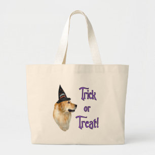 Grand Tote Bag Golden Retriever Trick