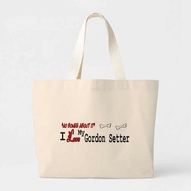 Grand Tote Bag Gordon Setter (Devant)