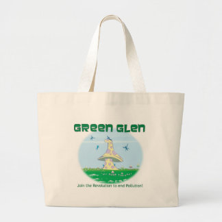 Grand Tote Bag Gorge verte Faire Fourre-tout organique