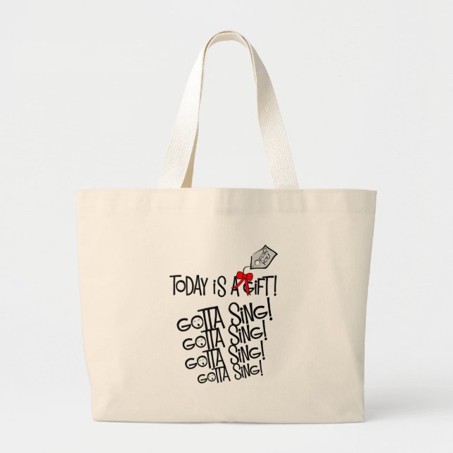 Grand Tote Bag gottasingday16 (Devant)