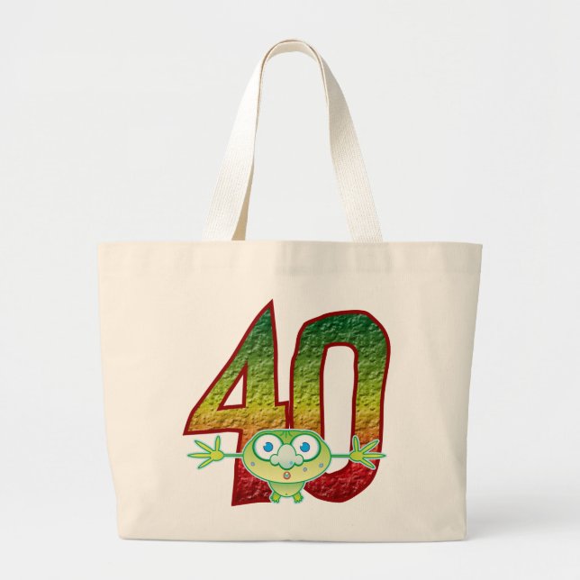 Grand Tote Bag Goule de 40 âges (Devant)