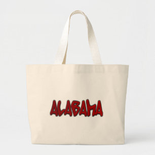 Grand Tote Bag Graffiti de l'Alabama