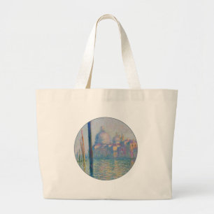 Grand Tote Bag Grand Canal Monet Venise Italie Peinture classique