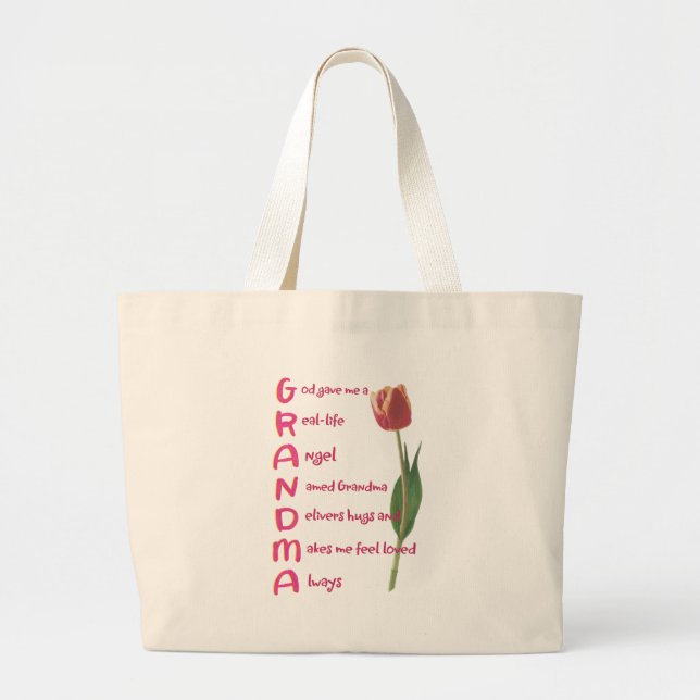 Grand Tote Bag grand-maman (Devant)