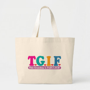 Grand Tote Bag Grand-maman fabuleuse