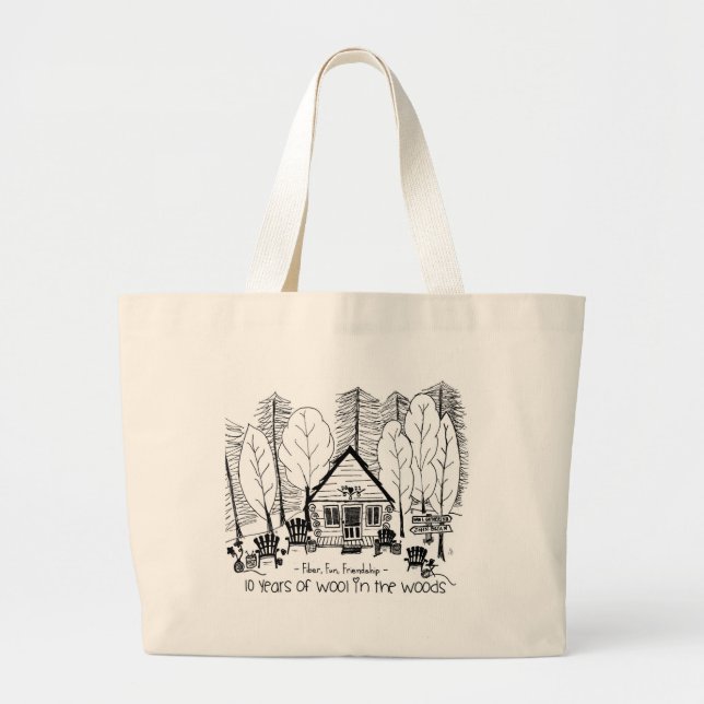 Grand Tote Bag Grande Fourre-tout avec 2021 WITW Artwork (Devant)
