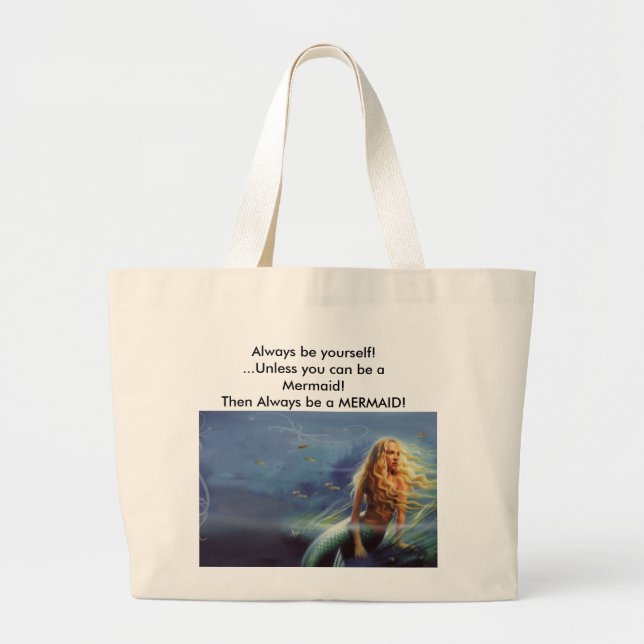Grand Tote Bag Grande sirène Fourre-tout (Devant)