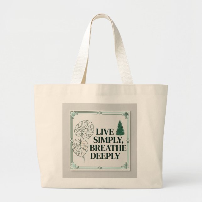 Grand Tote Bag graphisme (Devant)