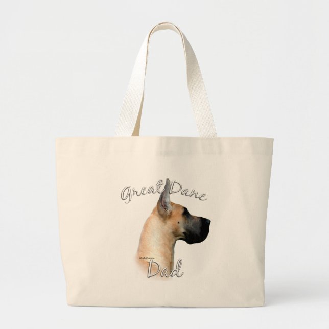 Grand Tote Bag Great Dane (fawn) Papa 2 (Devant)