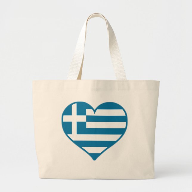 Grand Tote Bag Grèce Love (Devant)