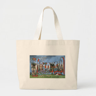 Grand Tote Bag Greetings From Wisconsin