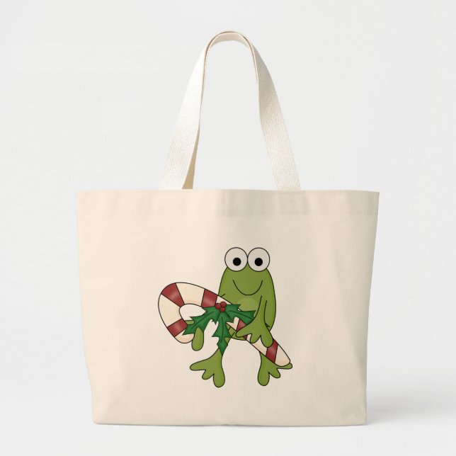Grand Tote Bag Grenouille avec Sucres de canne T-shirts et cadeau (Devant)