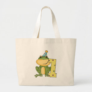 Grand Tote Bag Grenouille de fête 1er anniversaire T-shirts et ca