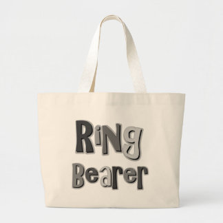 Grand Tote Bag Gris de porteur d'alliances