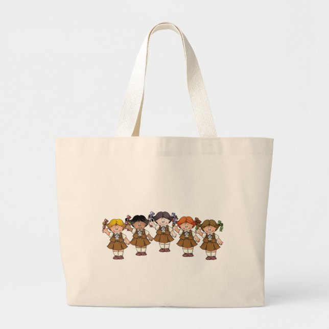 Grand Tote Bag Groupe de "brownie" (Devant)