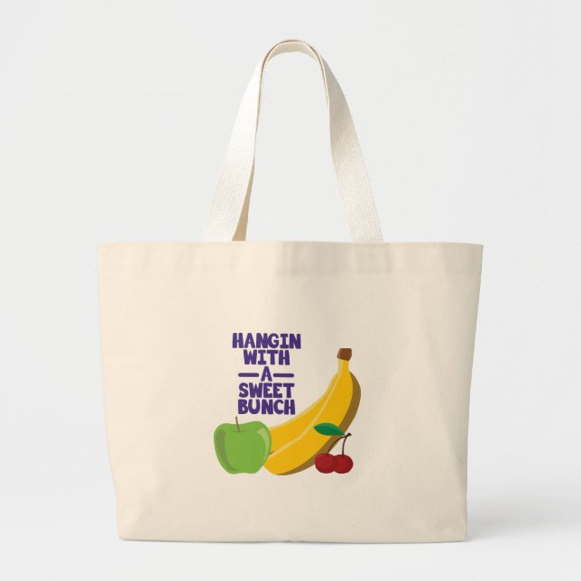 Grand Tote Bag Groupe doux (Devant)