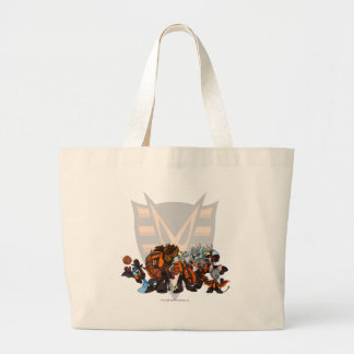 Grand Tote Bag Groupe hanté par équipe en bois