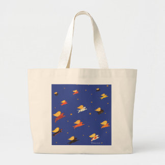 Grand Tote Bag Groupe of flying dogs Stephen Huneck