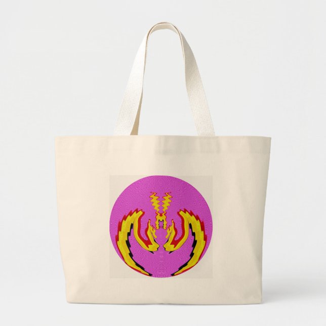 Grand Tote Bag Guérison de distance de Reiki (Devant)
