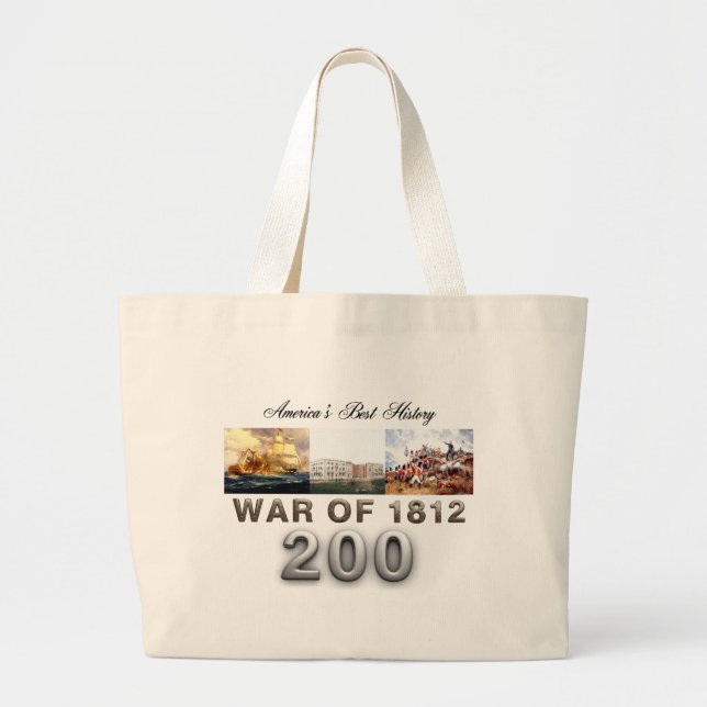 Grand Tote Bag Guerre d'ABH de 1812 (Devant)