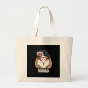 Grand Tote Bag Guinéen Pig Vidéo Jeu Faune Animal animal