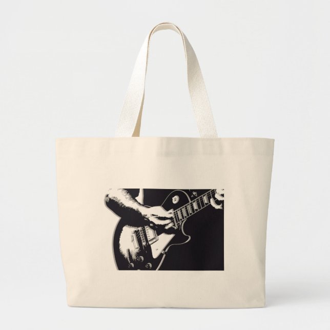 Grand Tote Bag Guitare (Devant)