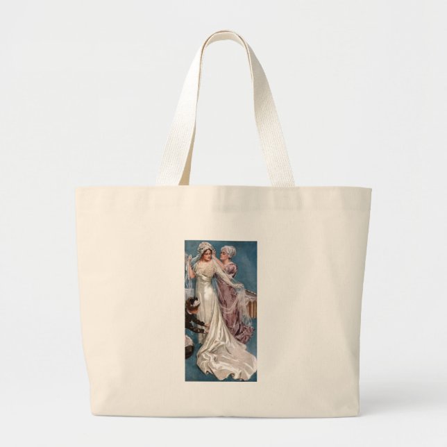 Grand Tote Bag Habiller la mariée (Devant)