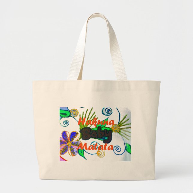 Grand Tote Bag Hakuna Matata Baby.png (Devant)