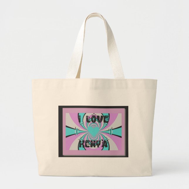 Grand Tote Bag Hakuna Matata Kenya (Devant)