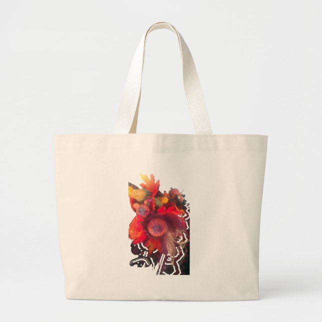 Grand Tote Bag Hakuna Matata Pumkin spécial Panier de fruits cade (Devant)