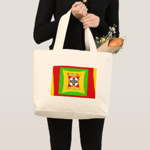 Grand Tote Bag Hakuna Matata Rasta Color Red Golden Green