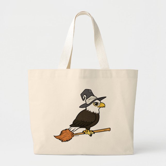 Grand Tote Bag Halloween Bald Eagle (Devant)